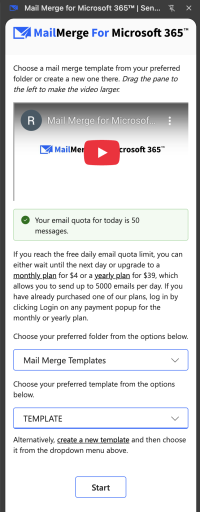 Mail Merge for Microsoft 365™ | Mail Merge automation for Outlook | Optimized mail management for businesses | Mass Email | Bulk Mailing